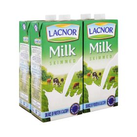 Lacnor Milk Skimmed 1L