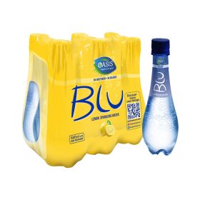Oasis Blu Lemon Sparkling Water 500ml