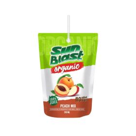Sun Blast No Added Sugar Peach Mix Juice 200ml