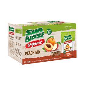 Sun Blast Organic Peach Mix Juice - No Added Sugar 200 ml