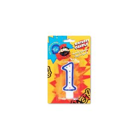 Fun Birthday Candle Numeral 1