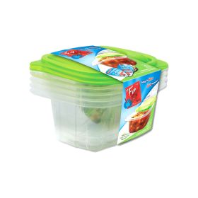 Fun Multipurpose Clear Containers with Lids 16oz
