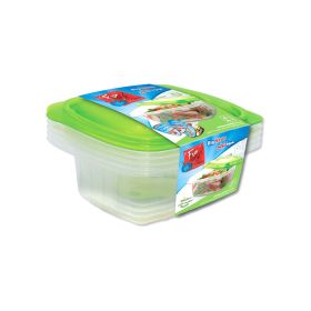 Fun Multipurpose Clear Containers with Lids 32oz