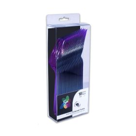 Fun Heavy Duty Plum Plastic Forks