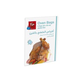 Fun Plastic Oven Bags With Tie Wire Jumbo Size