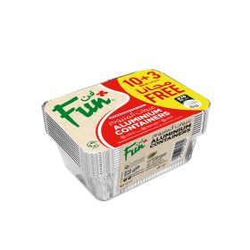 Fun Aluminium Container With Lid 870cc