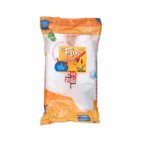 Fun White Foam Cup 25pc