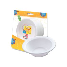 Fun Foam Bowl 12Oz White