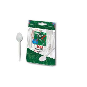 Fun Plastic Teaspoon White