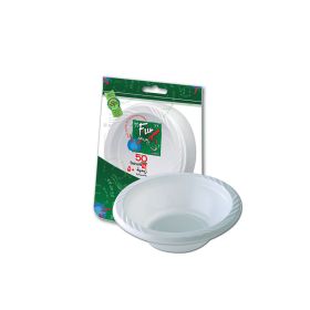 Fun Plastic Bowl 15cm White