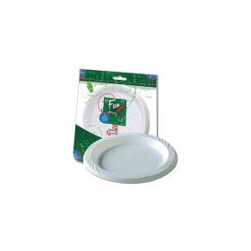 Fun Plastic Plate 26cm White