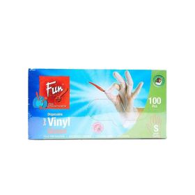 Fun Disposable Vinyl Gloves Medium