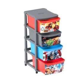 Cosmoplast Multipurpose Storage Cabinet 4-Avengers