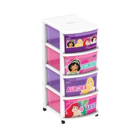 Cosmoplast Multipurpose Storage Cabinet 4-Princess