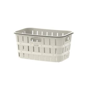 Cosmoplast Cedargrain Laundry Basket 40L Off White