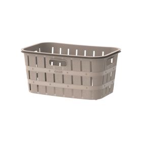 Cosmoplast Cedargrain Laundry Basket 40L Warm Taupe