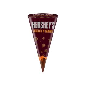 Hershey's Chocolate & Caramel Cone Ice Cream
