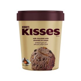 Hersheys Kisses Milk Chocolate With Almonds Ice Cream