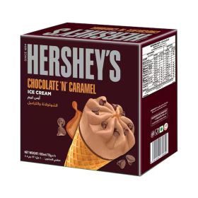 Hersheys Chocolate Caramel Ice Cream Cone