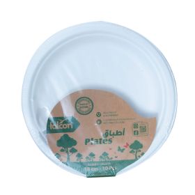 Falcon 10 Inch Bio Degradable Plain Plates