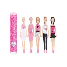 Power Joy Leila My Design Doll Tube Assorted