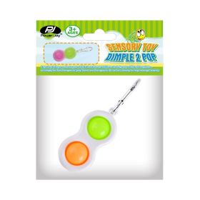 Power Joy Sensory Toy Dimple 2 Pop Keychain