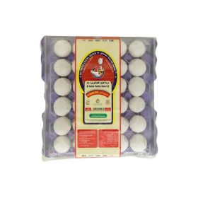 Al Jazira Medium Eggs Tray White 30s