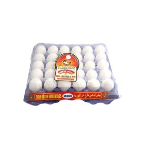 Al Jazira Small Eggs Tray White/Brown 30s