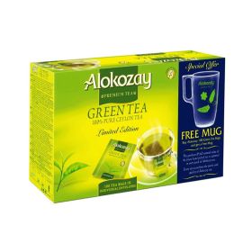 Alokozay Green Tea Enveloped + Mug