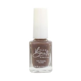 Glambeaute Nail Enamel In Shade Deep Nude