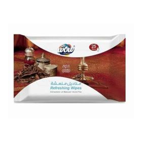 Wow Anti-Bacterial Refreshing Wipes Oud 25