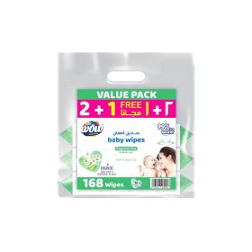 WOW Baby Wipes 56's