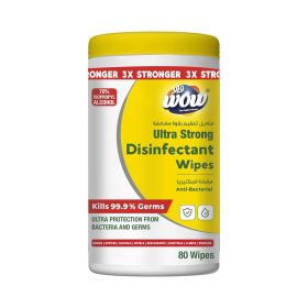 Wow Ultra Strong Disinfectant Wipes Can