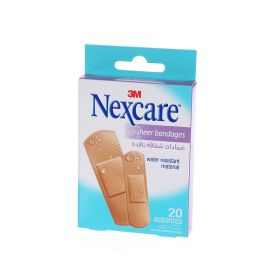 3m Nexcare 658-20 Nexcare Sheer Bandages Assorted