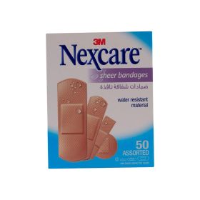 3m Nexcare 658-50 Sheer Bandages Assorted