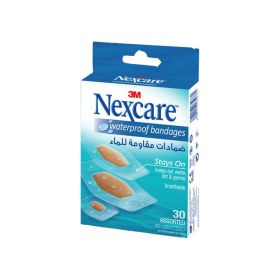 3m Nexcare 588-30d Waterproof Bandages Assorted