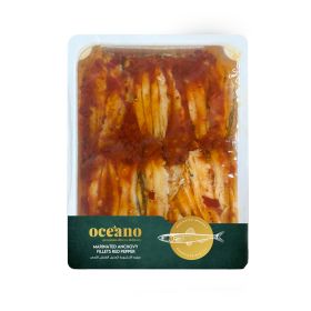 Oceano Marinated Anchovy Fillets With Red Pepper