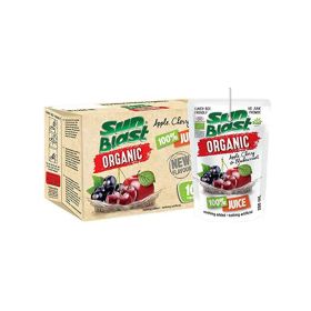 Sun Blast Organic Apple, Cherry & Black Currant Juice 200ml