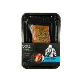 Asmak Flavors Garlic Pepper Salmon Fillet