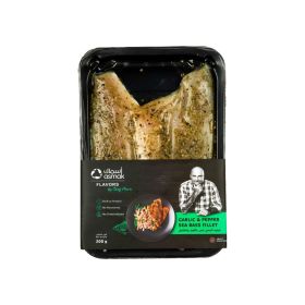 Asmak Flavor Garlic Pepper Sea Bass Fillet