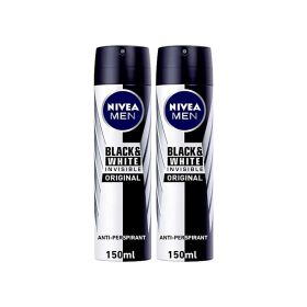 Nivea Deodorant Spray Black & White Male Twin Pack