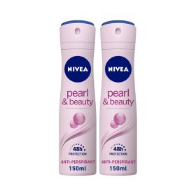 Nivea Deodorant Spray Pearl & Beauty Female Twin Pack
