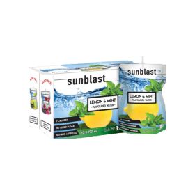 Sun Blast Lemon & Mint Flavored Water 190ml
