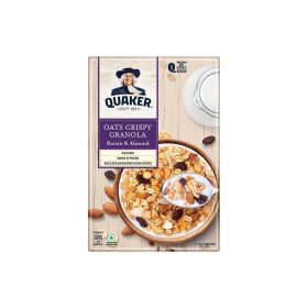 Quaker Crispy Oats Cereal Raisin and Almond