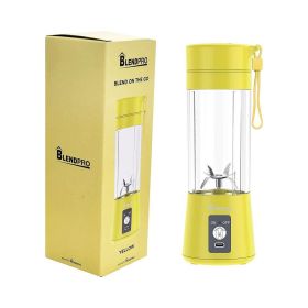 Home Pro Blend Pro 6 Leaf Yellow USB Juice Blender