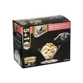 Sheba Tuna & Salmon In Gravy 