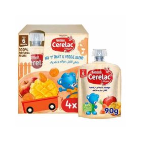 Nestle Cerelac Apple Carrot Mango Puree