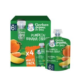 Gerber Pumpkin Banana Carrot Organic Puree