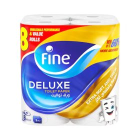 Fine Toilet Tissue Deluxe 3ply