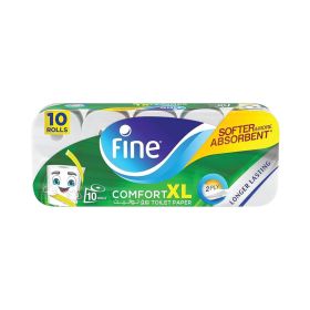 Fine Toilet Tissue Rolled Fine Comfort Xl 2Ply